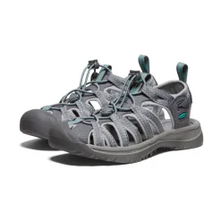 Women KEEN Sandals<Women'S Whisper | Medium Grey/Peacock Green