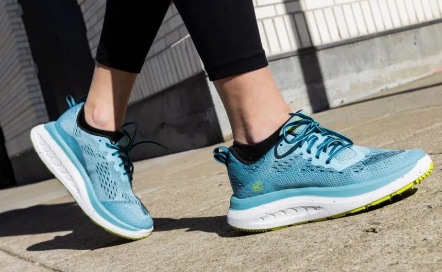Women KEEN Shoes<Women'S Wk400 Walking Shoe | Vapor/Azure Blue