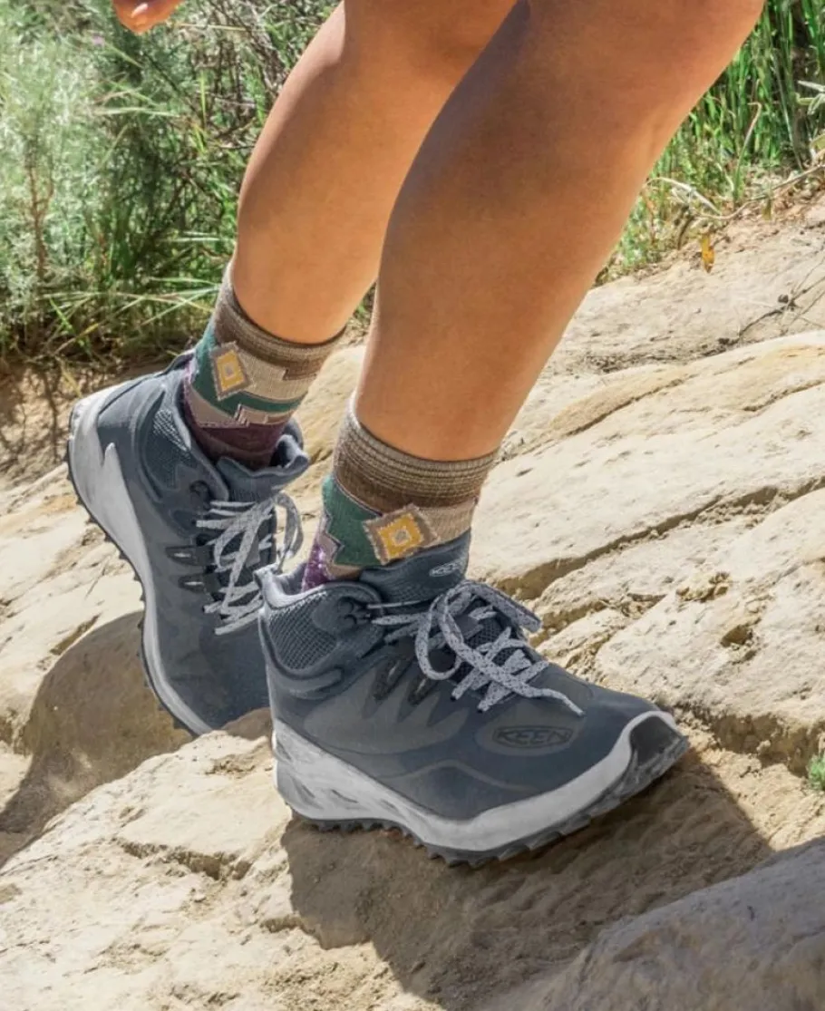 Women KEEN Boots<Women'S Zionic Waterproof Hiking Boot | Dark Forest/Sea Moss