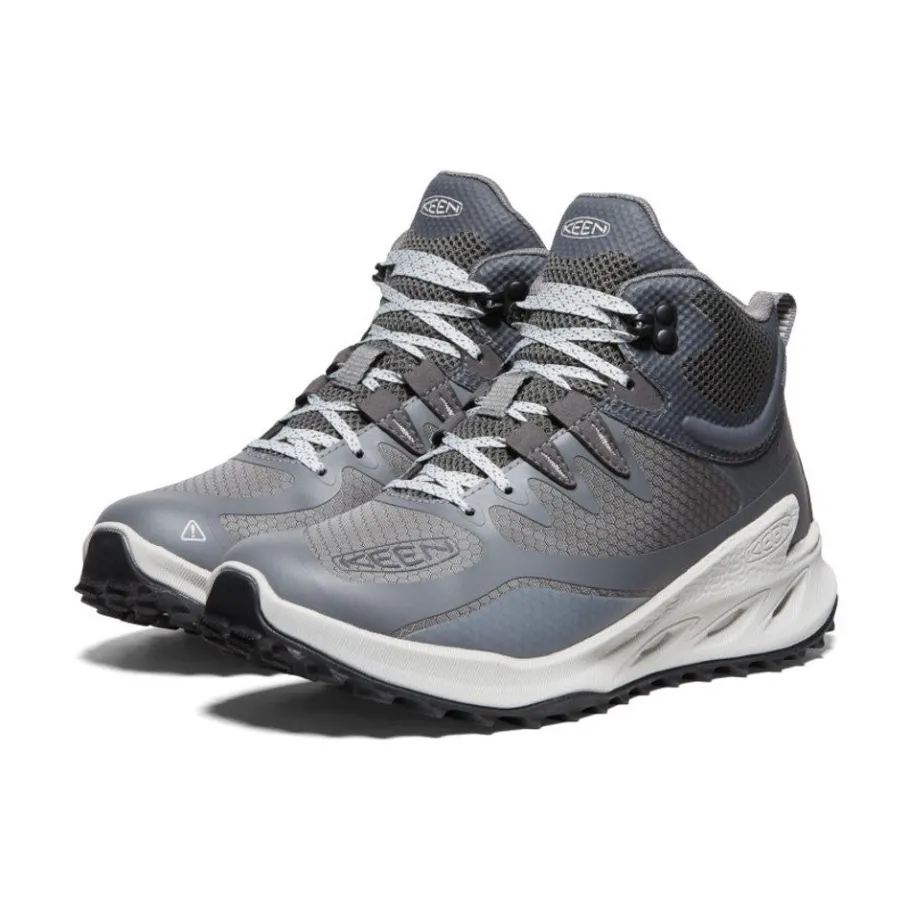 Women KEEN Boots<Women'S Zionic Waterproof Hiking Boot | Steel Grey/Magnet